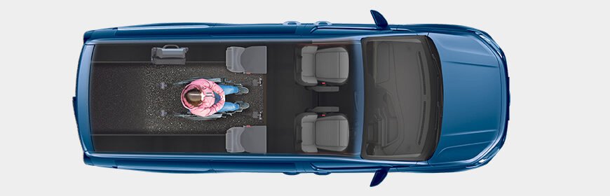 RE rozvržení: 5 Sedadel | 1 Invalidní vozík