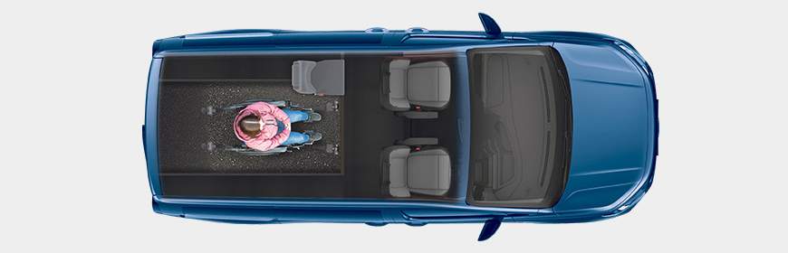 RS L2 rozvržení: 5 Sedadel | 1 Invalidní vozík