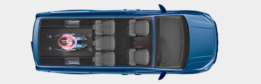 RSX L2 rozvržení: 7 Sedadel | 1 Invalidní vozík