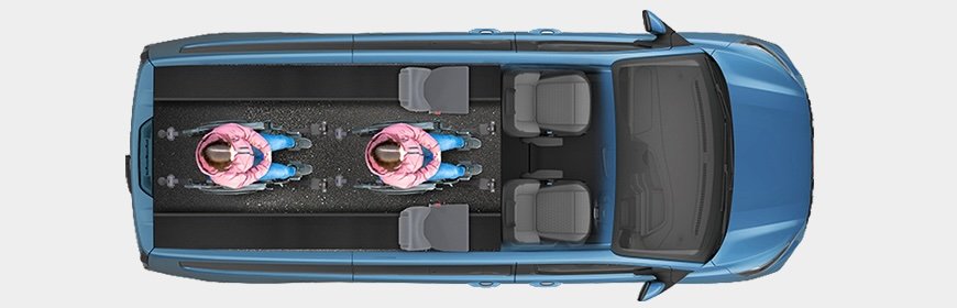 Twin L2 rozvržení: 4 Sedadel | 2 Invalidní vozík