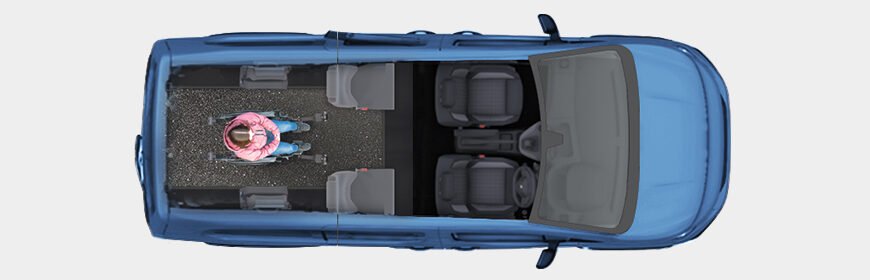 RE L2 rozvržení: 6 Sedadel | 1 Invalidní vozík