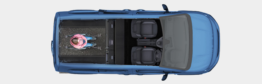 RS L1 rozvržení: 5 Sedadel | 1 Invalidní vozík