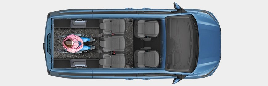 RS L1 rozvržení: 7 Sedadel | 1 Invalidní vozík