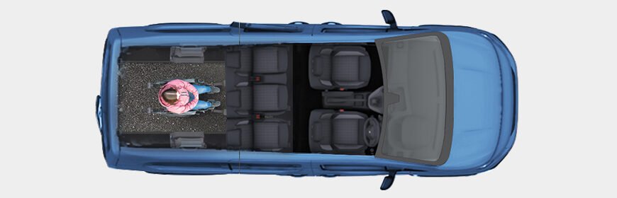 RS L2 rozvržení: 7 Sedadel | 1 Invalidní vozík