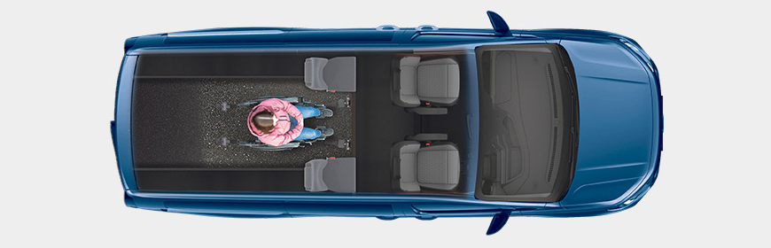 RE L2 Možnosti rozvržení: 4 sedadel a 1 vozík