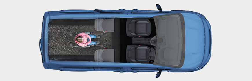 RE L2 rozvržení: 4 Sedadel | 1 Invalidní vozík