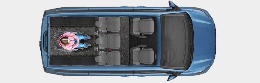 RS L1 rozvržení: 5 Sedadel | 1 Invalidní vozík